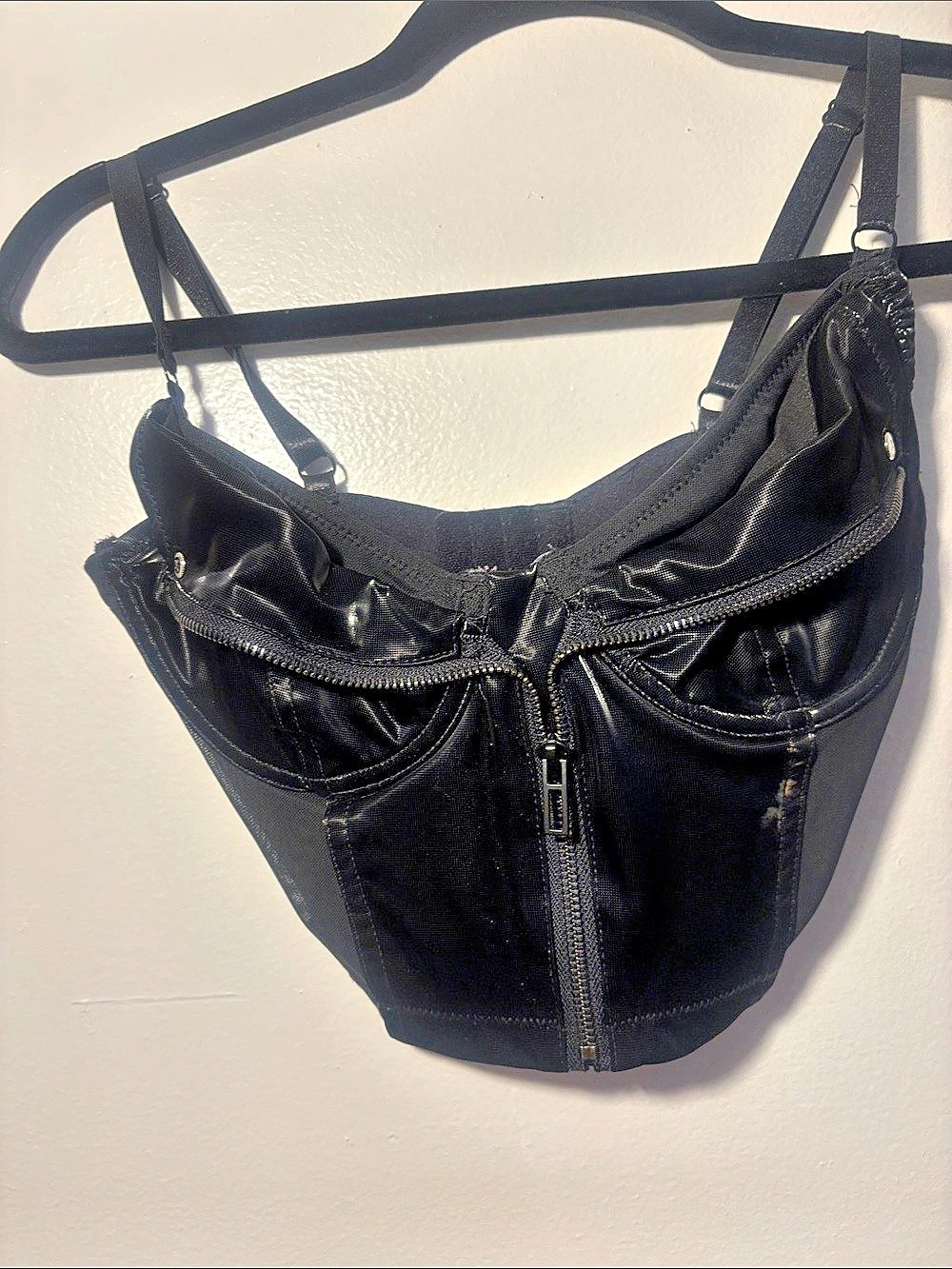 Forever 21 Black crop bustier Size Medium